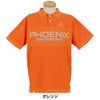 ピン PING　メンズ カノコ編み 半袖 ニット ポロシャツ 621-4172201　2024年モデル オレンジ