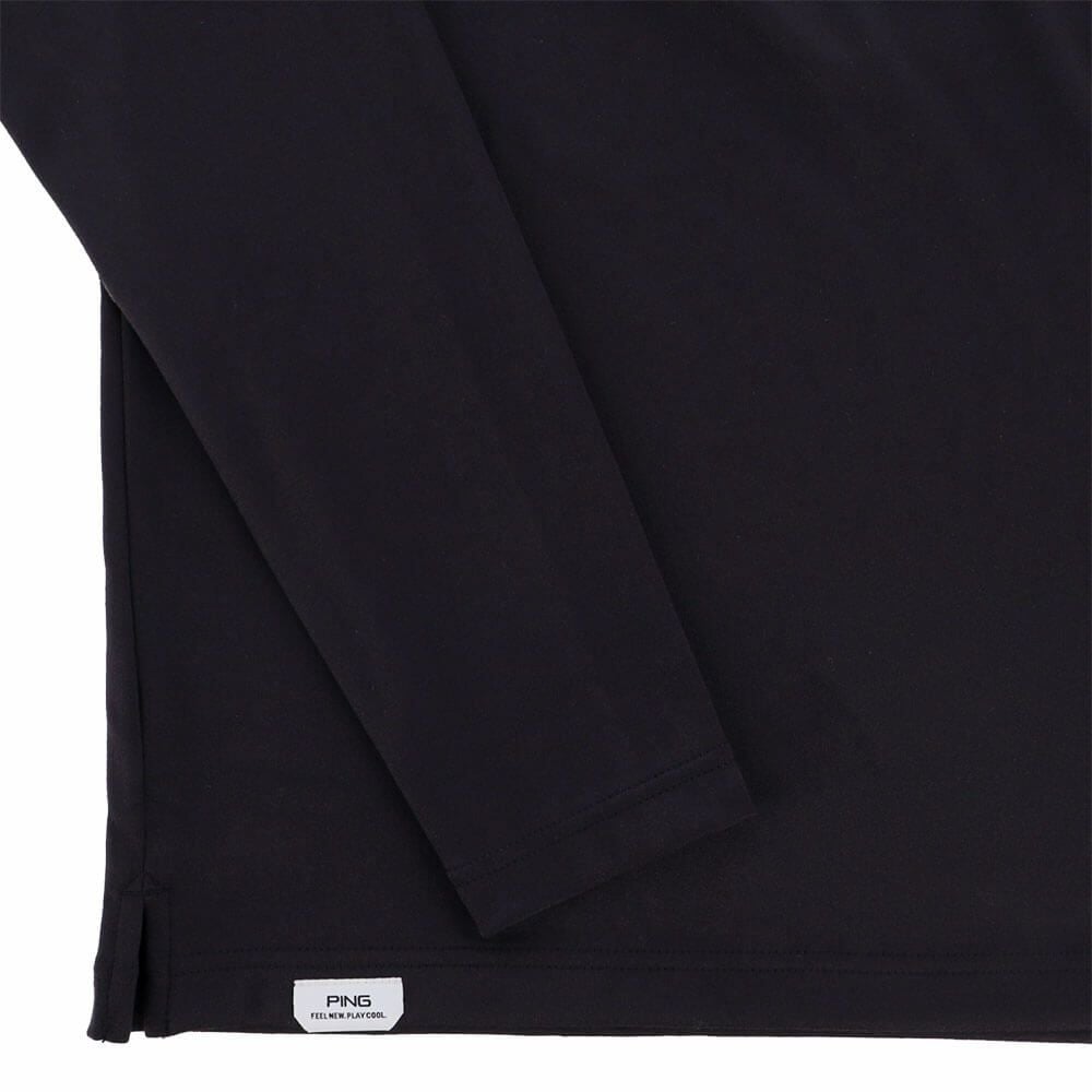 ピン PING　メンズ 微起毛 長袖 ボタンダウン ポロシャツ 621-4261903　2024年モデル 詳細5