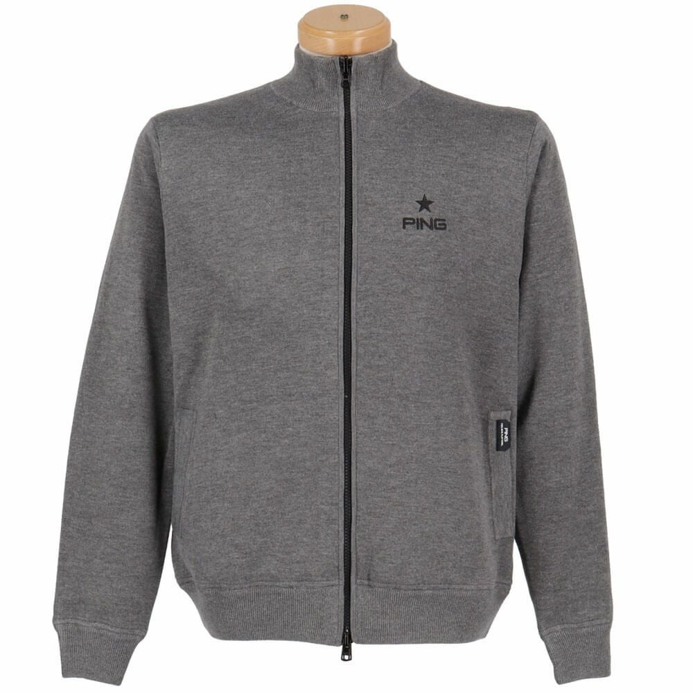 ピン PING メンズ リバーシブル 長袖 フルジップ ニット 621-4270003