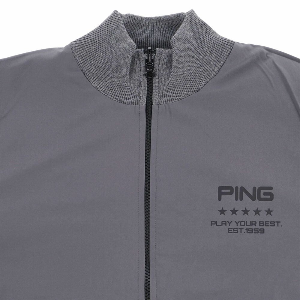 ピン PING メンズ リバーシブル 長袖 フルジップ ニット 621-4270003