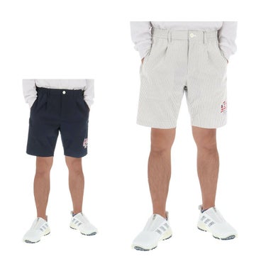 ピン PING　メンズ サッカーストライプ ショートパンツ 621-4132307　2024年モデル 詳細1