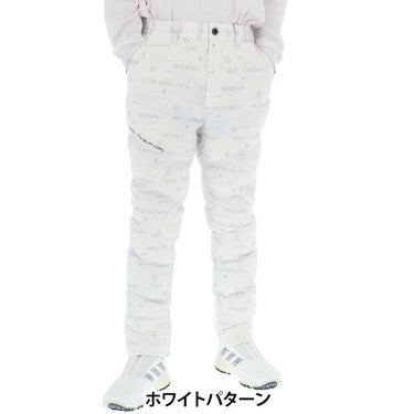 ピン PING　メンズ 中綿 ロングパンツ 621-4231005　2024年モデル ホワイトパターン