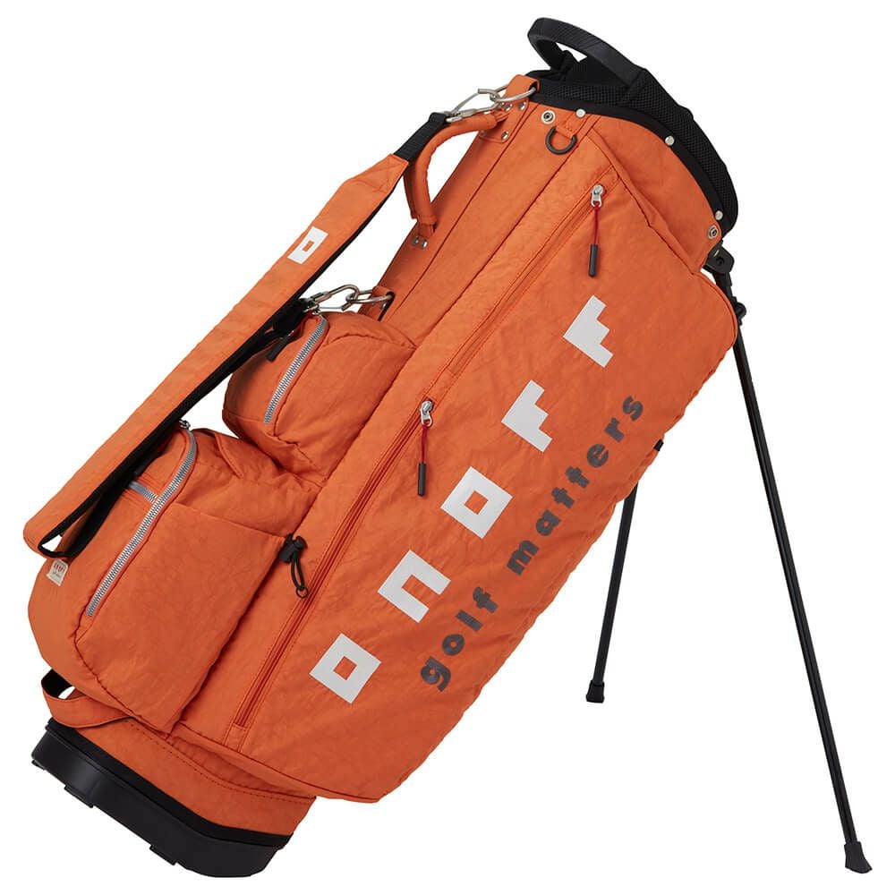 ONOFF オノフ ナイロン スタンドキャディバッグ OB0326 06 オレンジ