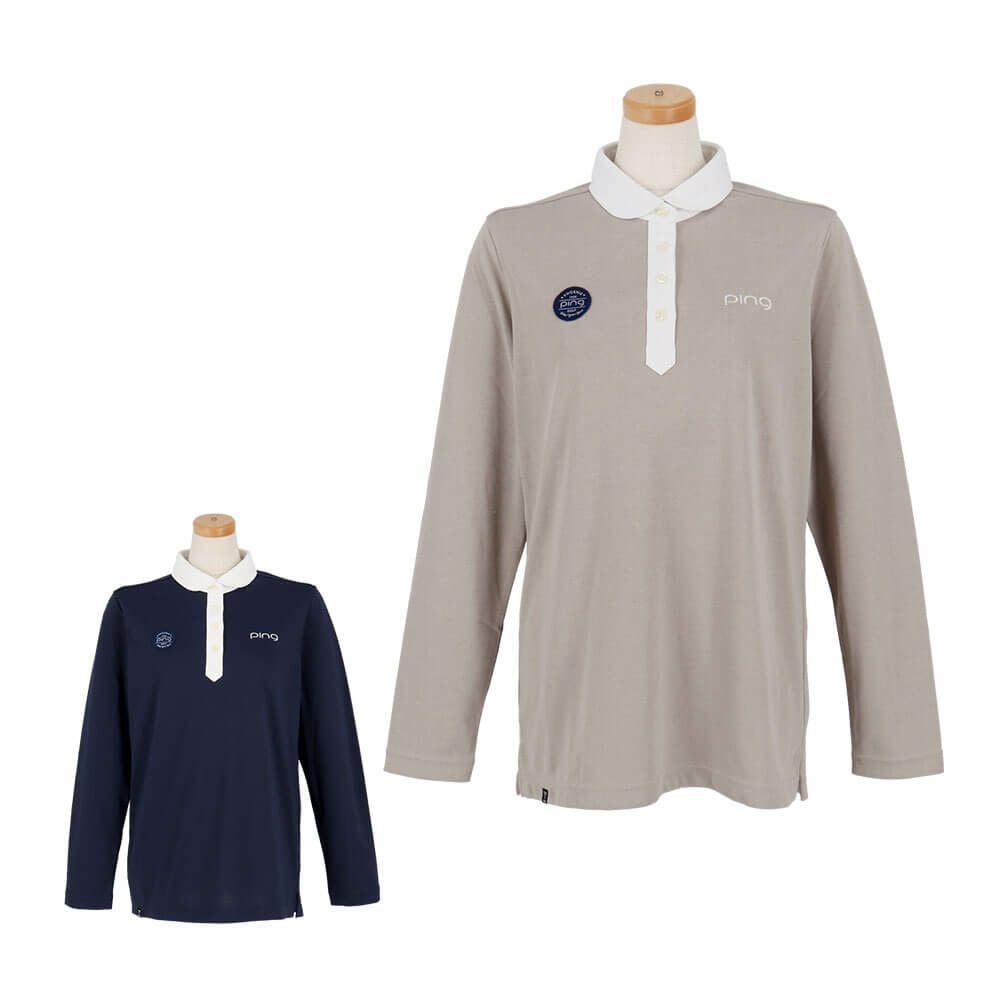 ピン PING　レディース 長袖 ポロシャツ 622-4261900　2024年モデル 詳細1