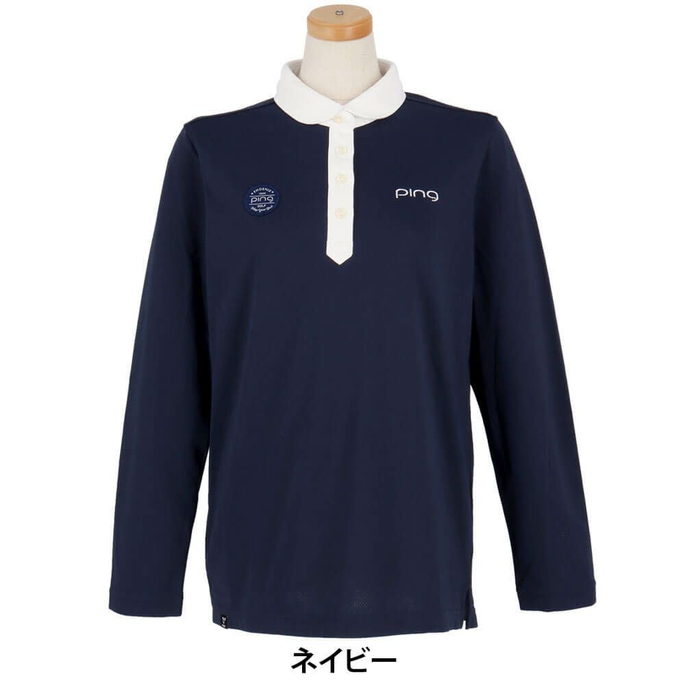 ピン PING レディース 長袖 ポロシャツ 622-4261900 2024年モデル