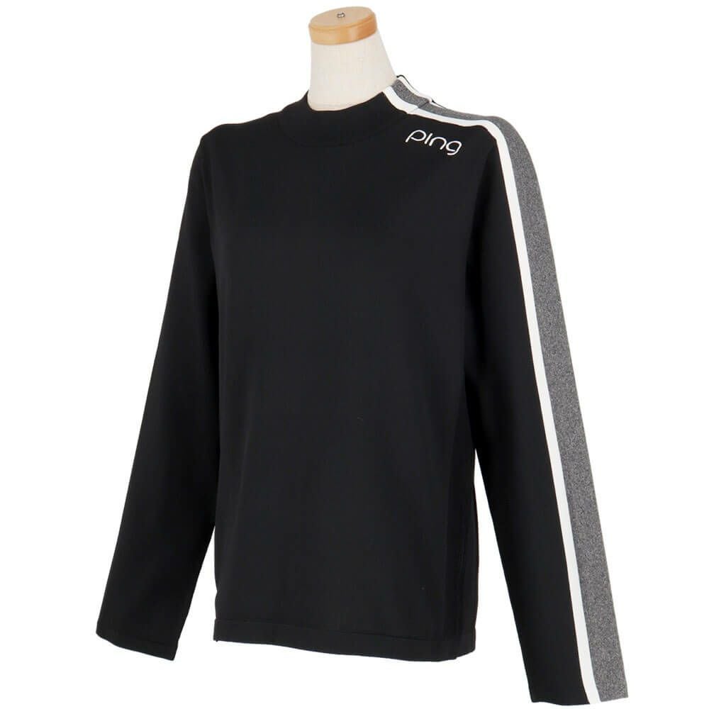 ピン PING　レディース 長袖 ハイネック セーター 622-4275902　2024年モデル ブラック 詳細3