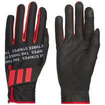 アディダス adidas　PALMWRAP WARM パームラップ ウォーム ペア 両手用 メンズ ゴルフグローブ JUT48 JM6723 ブラック/ルーシッドレッド　2025年モデル