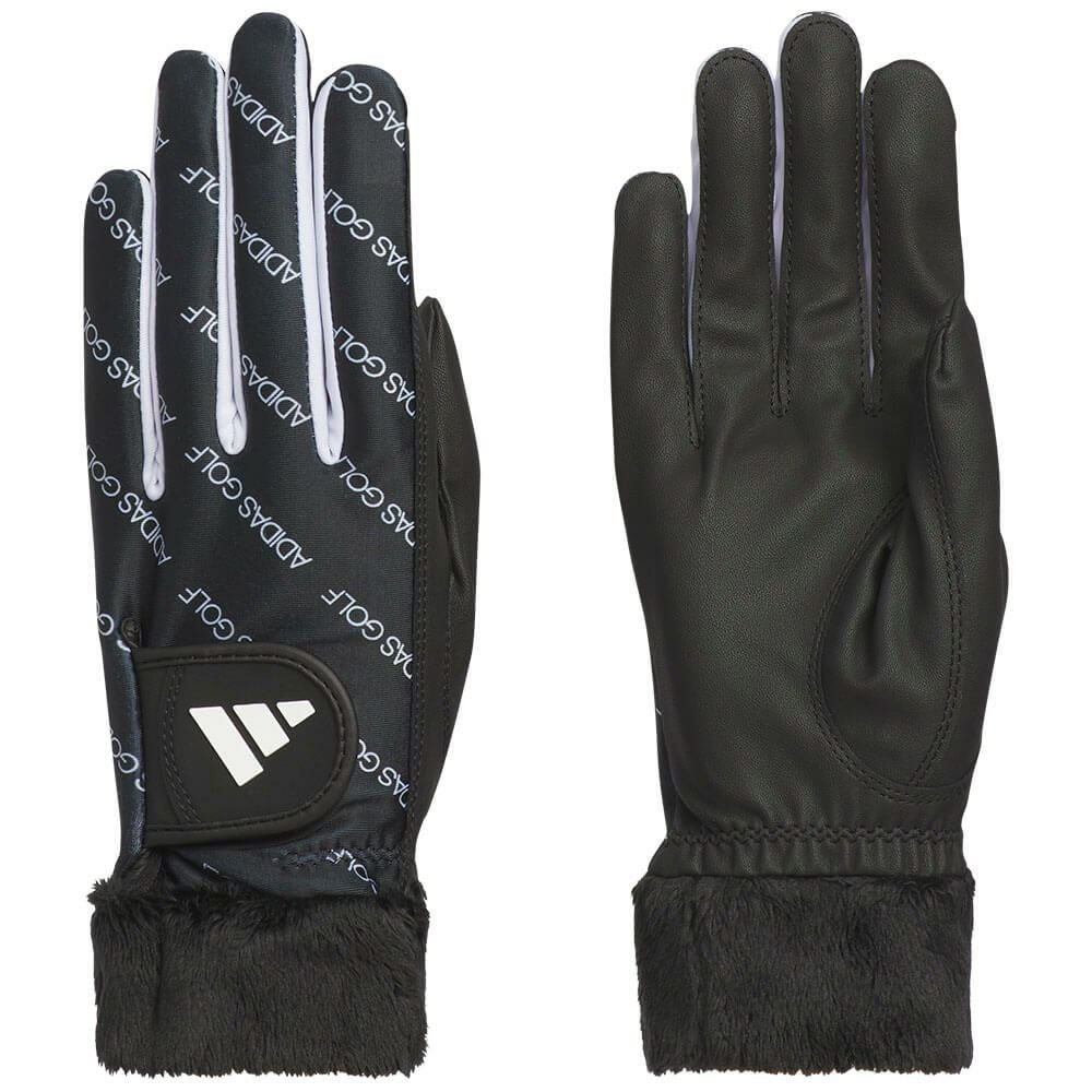 アディダス adidas W WARM COMFORT ウォーム コンフォート ペア 両手用 レディース ゴルフグローブ JUT47 JM6724 ブラック 2025年モデル