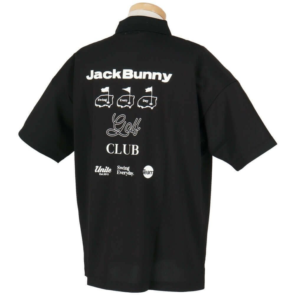 ジャックバニー Jack Bunny!!　メンズ ロゴデザイン 半袖 ポロシャツ 262-5260725　2025年モデル 詳細1 詳細3