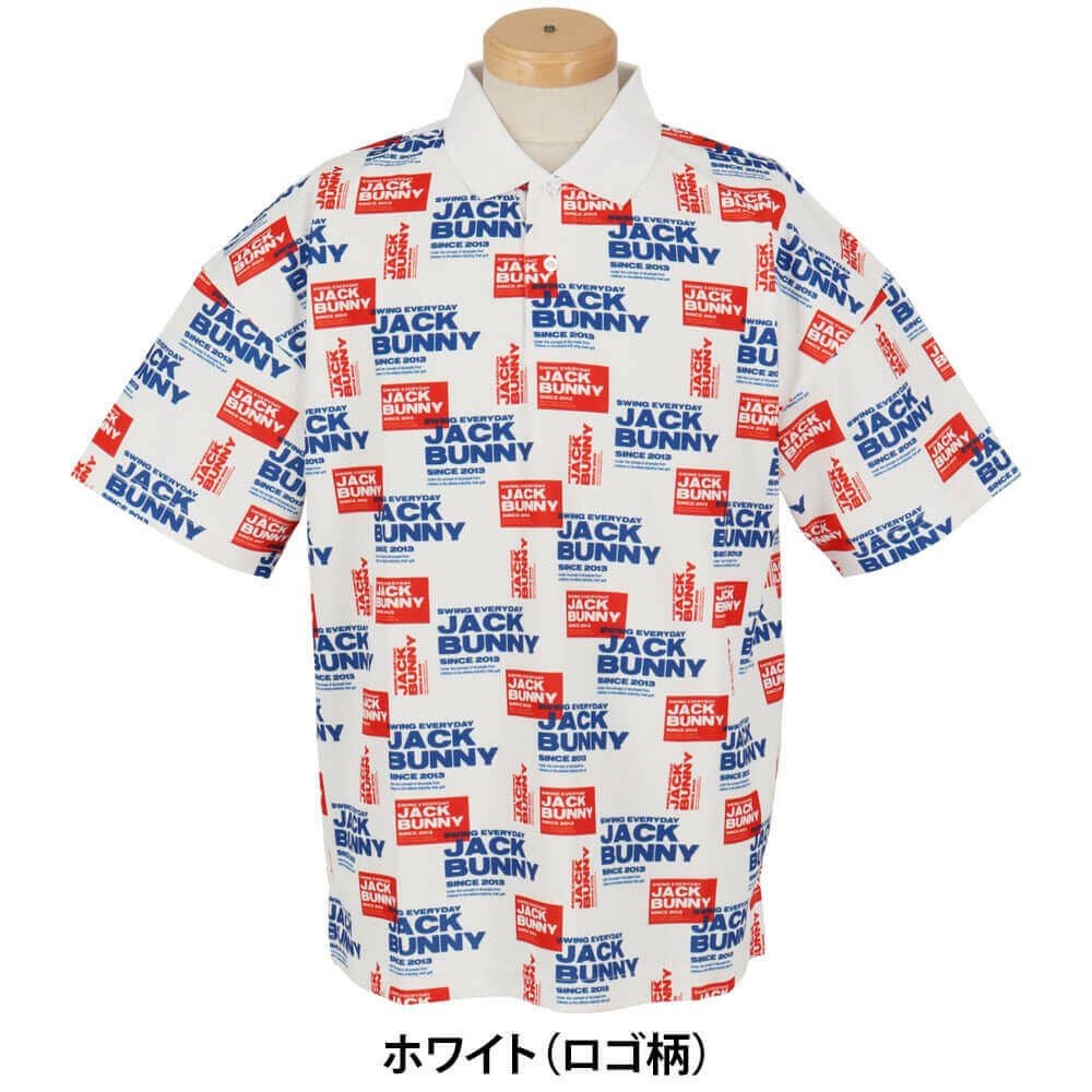 ジャックバニー Jack Bunny!!　メンズ ロゴデザイン 半袖 ポロシャツ 262-5260725　2025年モデル 詳細1 詳細7