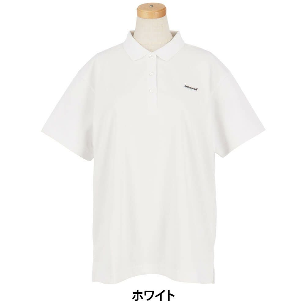 ジャックバニー Jack Bunny!!　レディース ロゴデザイン 半袖 ポロシャツ 263-5260726　2025年モデル 詳細1 詳細2