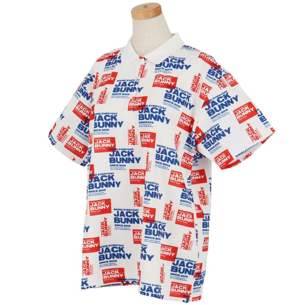 ジャックバニー Jack Bunny!!　レディース ロゴデザイン 半袖 ポロシャツ 263-5260726　2025年モデル 詳細1 詳細9