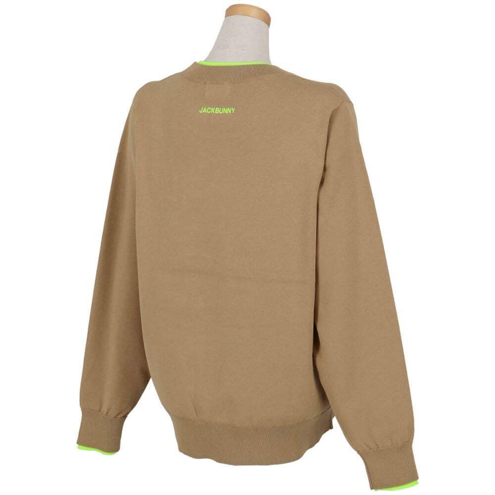 ジャックバニー Jack Bunny!!　レディース 生地切替 ロゴ刺繍 長袖 クルーネック ニット セーター 263-5270836　2025年モデル 詳細1 詳細9