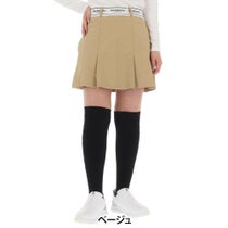 ジャックバニー Jack Bunny!!　レディース 2WAYストレッチ ツイル インナーパンツ一体型 プリーツ スカート 263-5234814　2025年モデル