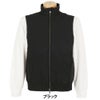 セントアンドリュース St ANDREWS　メンズ ロゴバック エンボス 中綿 フルジップ ベスト 042-4258151　2024年モデル ブラック