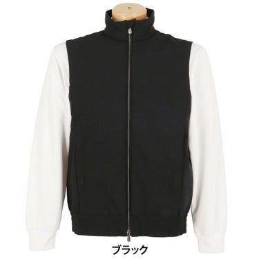 セントアンドリュース St ANDREWS　メンズ ロゴバック エンボス 中綿 フルジップ ベスト 042-4258151　2024年モデル ブラック