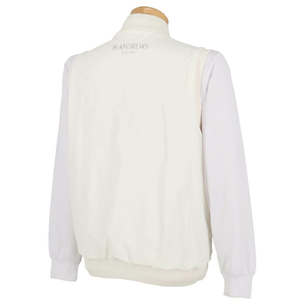 セントアンドリュース St ANDREWS　メンズ ケーブル リバーシブル ニット ベスト 042-4273801　2024年モデル 詳細14