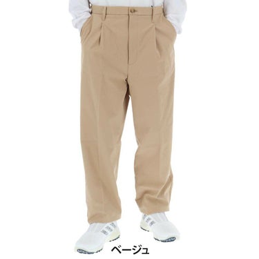 セントアンドリュース St ANDREWS　メンズ ドビー生地 ストレッチ ワイド ロングパンツ 042-4231953　2024年モデル ベージュ