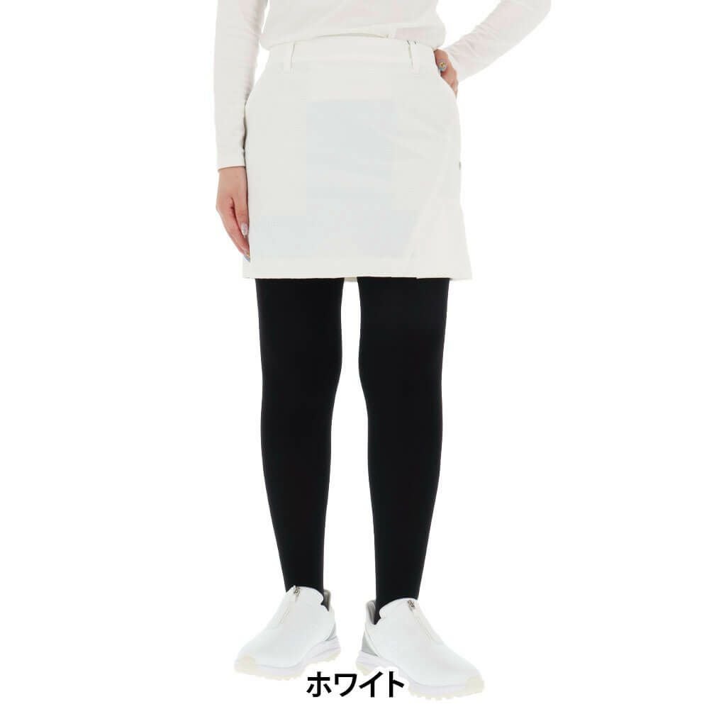 セントアンドリュース St ANDREWS　レディース サッカー ストレッチ スカート 043-4234952　2024年モデル ホワイト