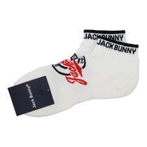 ジャックバニー Jack Bunny!!　メンズ L字 アンクルソックス 262-5286701 030 ホワイト　2025年モデル