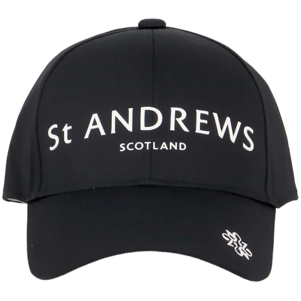 セントアンドリュース St ANDREWS　ツイル ロゴ キャップ 042-5287853 010 ブラック　2025年モデル ブラック 詳細2