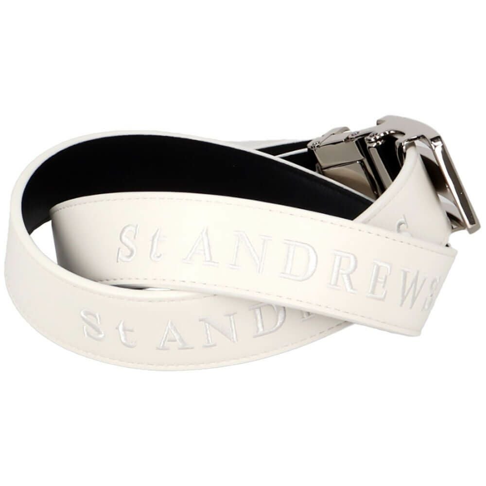 セントアンドリュース St ANDREWS　スライドバックル ベルト 042-5982851 030 ホワイト　2025年モデル ホワイト 詳細1