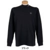 セントアンドリュース St ANDREWS　メンズ ベア天竺 長袖 ハイネック シャツ 042-5266951　2025年モデル ブラック