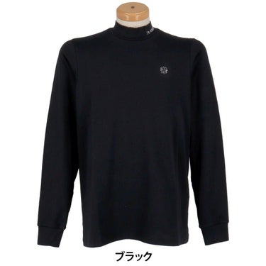 セントアンドリュース St ANDREWS　メンズ ベア天竺 長袖 ハイネック シャツ 042-5266951　2025年モデル ブラック