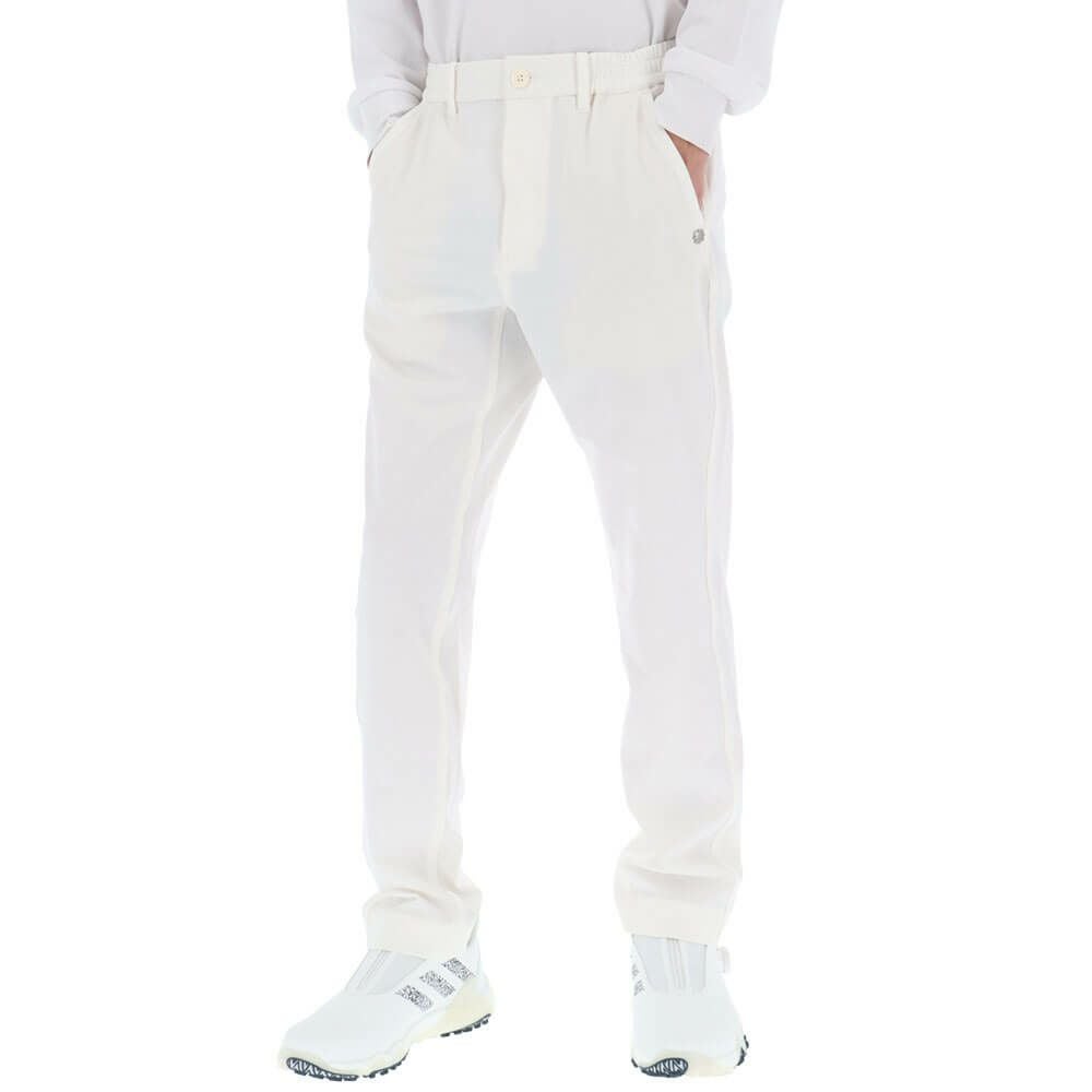 セントアンドリュース St.ANDREWS パンツ ストレッチ　白 M メンズ セントアンドリュース St ANDREWS メンズ 二重織 2WAY ストレッチ