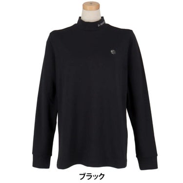 セントアンドリュース St ANDREWS　レディース ベア天竺 長袖 ハイネック シャツ 043-5266952　2025年モデル ブラック