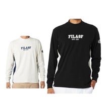 フィラ FILA　メンズ 配色切替 長袖 モックネック シャツ 784-511　2024年モデル