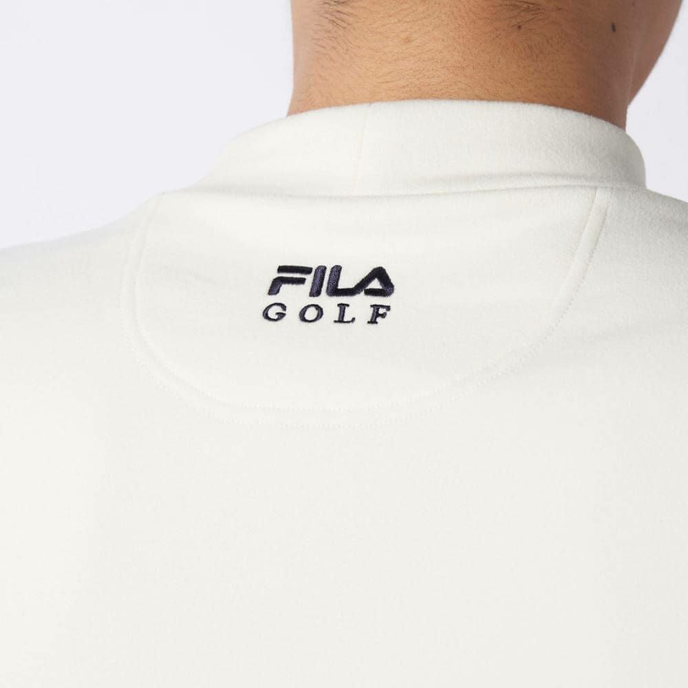 フィラ FILA　メンズ 配色切替 長袖 モックネック シャツ 784-511　2024年モデル 詳細12