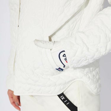 フィラ FILA　レディース ハート柄キルト 中綿 カーディガン 794-261　2024年モデル 詳細5