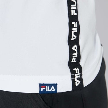 フィラ FILA　レディース ロゴテープ ストレッチ 長袖 モックネック シャツ 794-545　2024年モデル 詳細11