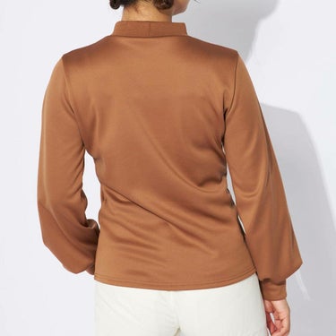 フィラ FILA　レディース リブ衿 長袖 モックネック シャツ 794-560　2024年モデル 詳細2