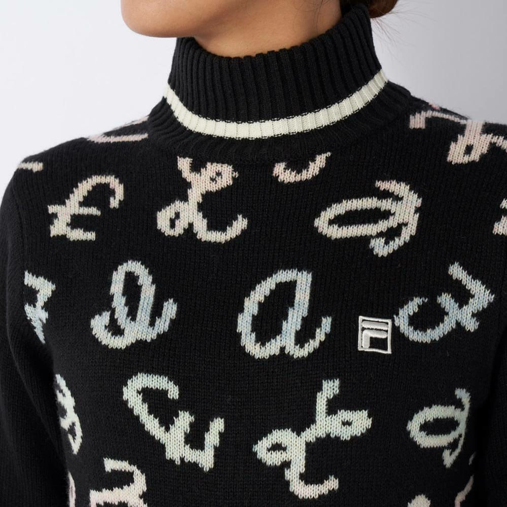 フィラ FILA　レディース 長袖 ハイネック セーター 794-704　2024年モデル 詳細4