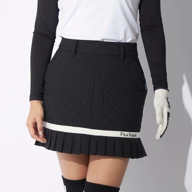 フィラ FILA　レディース 中綿 裾プリーツ スカート 794-364　2024年モデル 詳細1 画像2(ALT)
