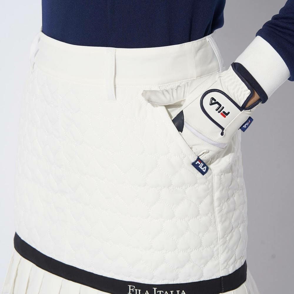 フィラ FILA　レディース 中綿 裾プリーツ スカート 794-364　2024年モデル 詳細1 画像2(ALT)