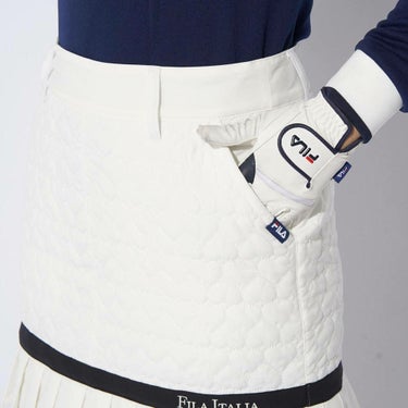 フィラ FILA　レディース 中綿 裾プリーツ スカート 794-364　2024年モデル 詳細1 画像2(ALT)
