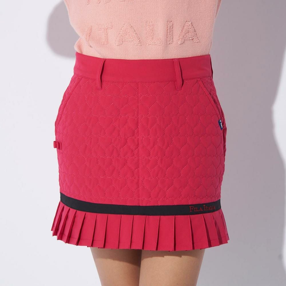 フィラ FILA　レディース 中綿 裾プリーツ スカート 794-364　2024年モデル 詳細1 画像2(ALT)