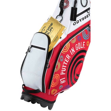 オデッセイ　No1 スタンド キャディバッグ FW 25 JM 5125145 ホワイト/レッド　2025年モデル 詳細4