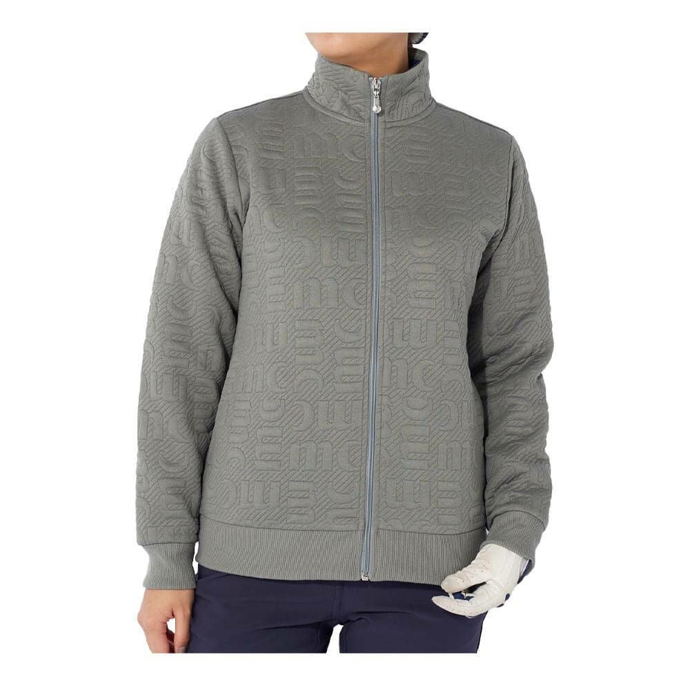 マリクレール marie claire　レディース 長袖 フルジップ ハイネック ブルゾン 734-222　2024年モデル グレー