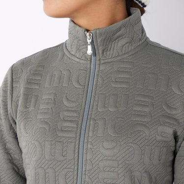 マリクレール marie claire　レディース 長袖 フルジップ ハイネック ブルゾン 734-222　2024年モデル グレー 詳細3