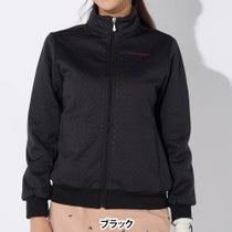 マリクレール marie claire　レディース 生地切替 キルト 長袖 フルジップ ブルゾン 734-224　2024年モデル