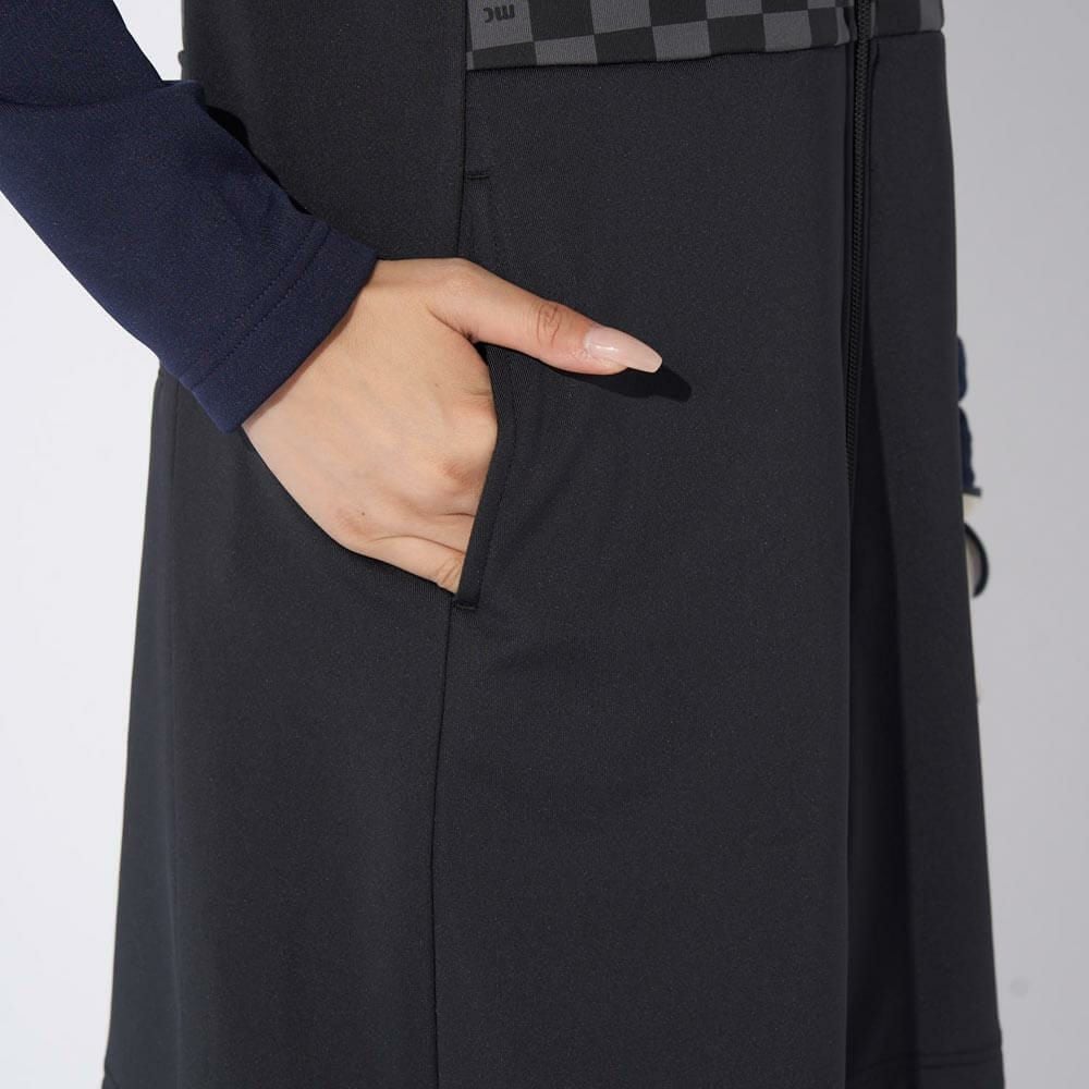 マリクレール marie claire　レディース ブロック柄 ワンピース ベスト 734-424　2024年モデル 詳細1 画像2(ALT)