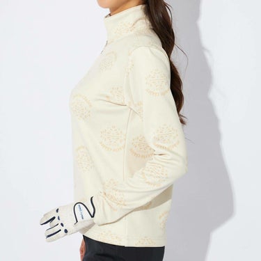 マリクレール marie claire　レディース 裏起毛 長袖 ハーフジップ シャツ 734-536　2024年モデル 詳細1 画像2(ALT)