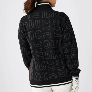 マリクレール marie claire　レディース ロゴジャガード 長袖 フルジップ セーター 734-723　2024年モデル 詳細1 画像2(ALT)