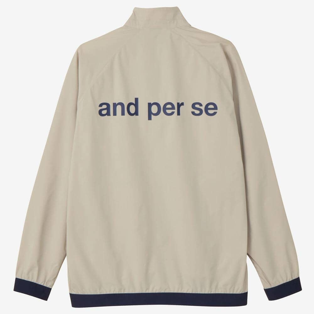 アンパスィ and per se　メンズ 撥水 ストレッチ 長袖 フルジップ ブルゾン AMF1105G1　2025年モデル 画像2(ALT)