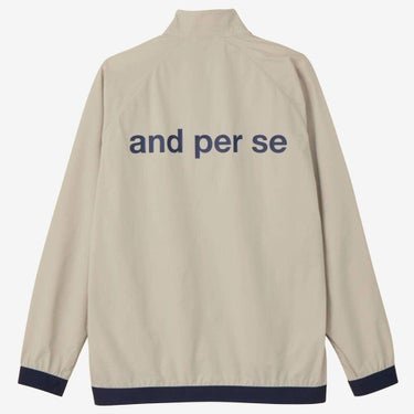 アンパスィ and per se　メンズ 撥水 ストレッチ 長袖 フルジップ ブルゾン AMF1105G1　2025年モデル 画像2(ALT)