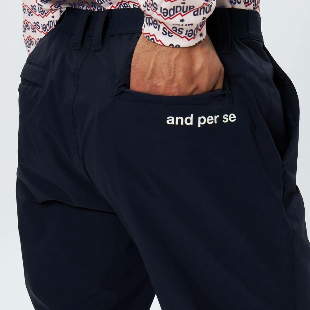 アンパスィ and per se　メンズ 撥水 ロングパンツ AMF5045G1　2025年モデル 画像2(ALT)